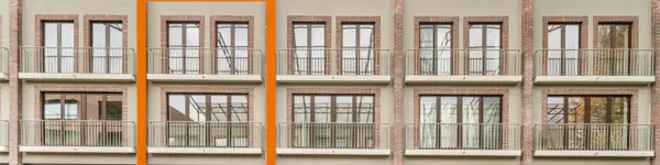 Huis te koop Tienen Dony gesloten bebouwing met tuin