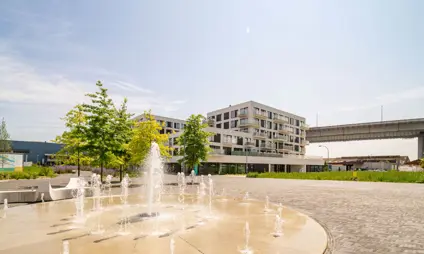 Woning Waterzicht (Vilvoorde) met 3 slaapkamers, terras en kleine tuin - foto van omgeving rond gebouw