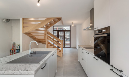 Huis te koop Tienen Dony gesloten bebouwing met tuin