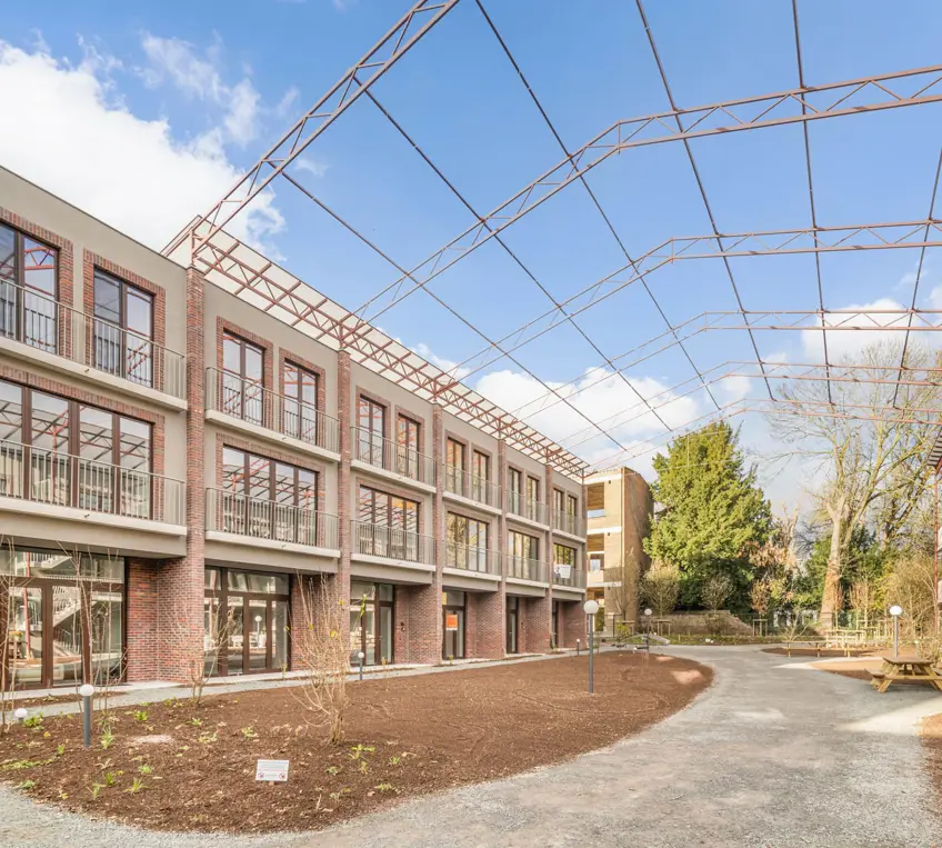 Huis te koop Tienen Dony gesloten bebouwing met tuin