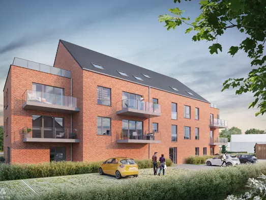 Appartements à vendre à Ath - Les Jardins de Roselle - Arrière appartements