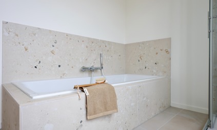 Deurne Eksterlaer Kijkwoning badkamer bad 