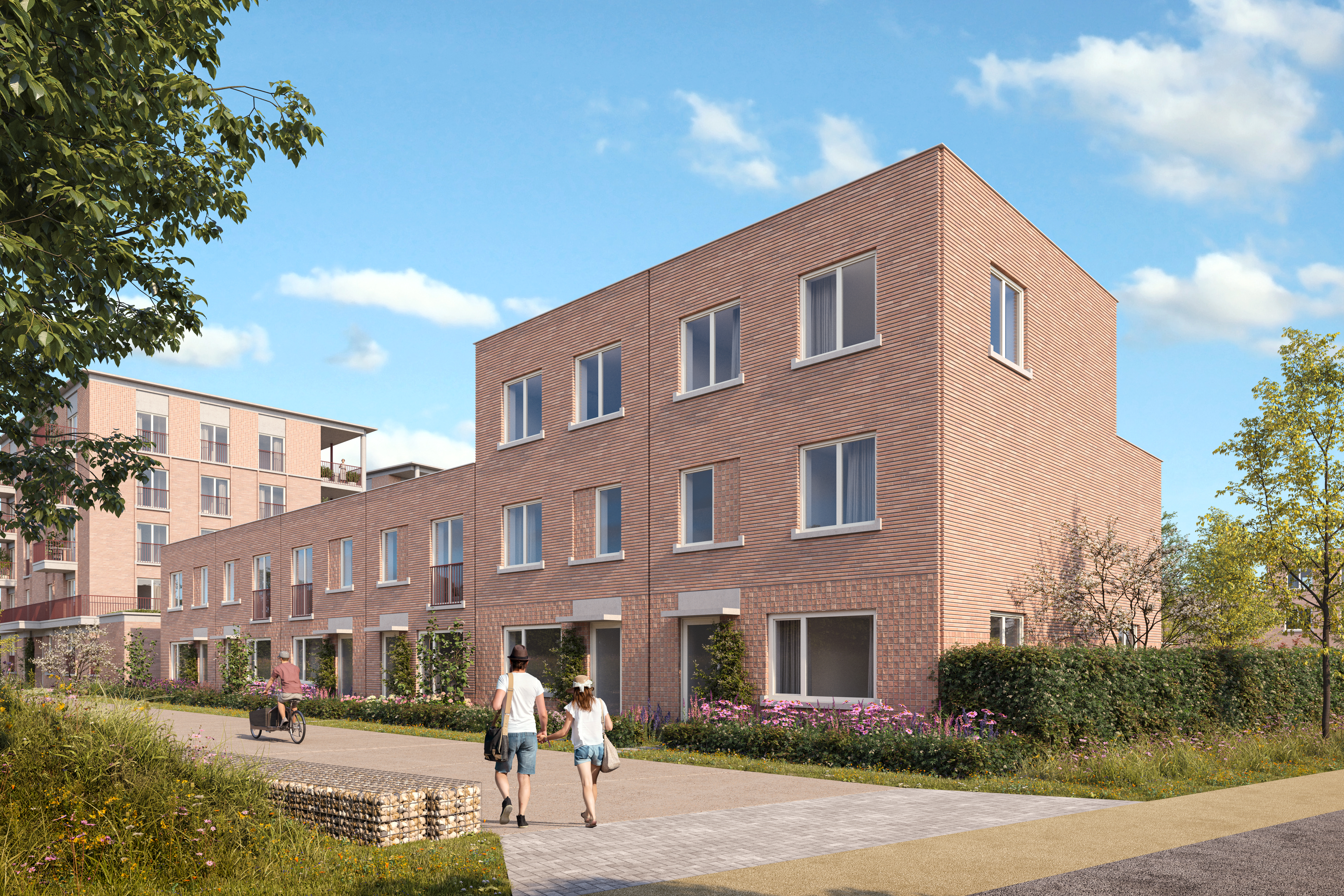 exterieur woningen voorgevel