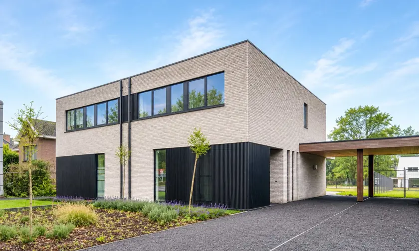 duurzame nieuwbouwwoning moderne stijl met 3 slaapkamers nabij het centrum van Keerbergen