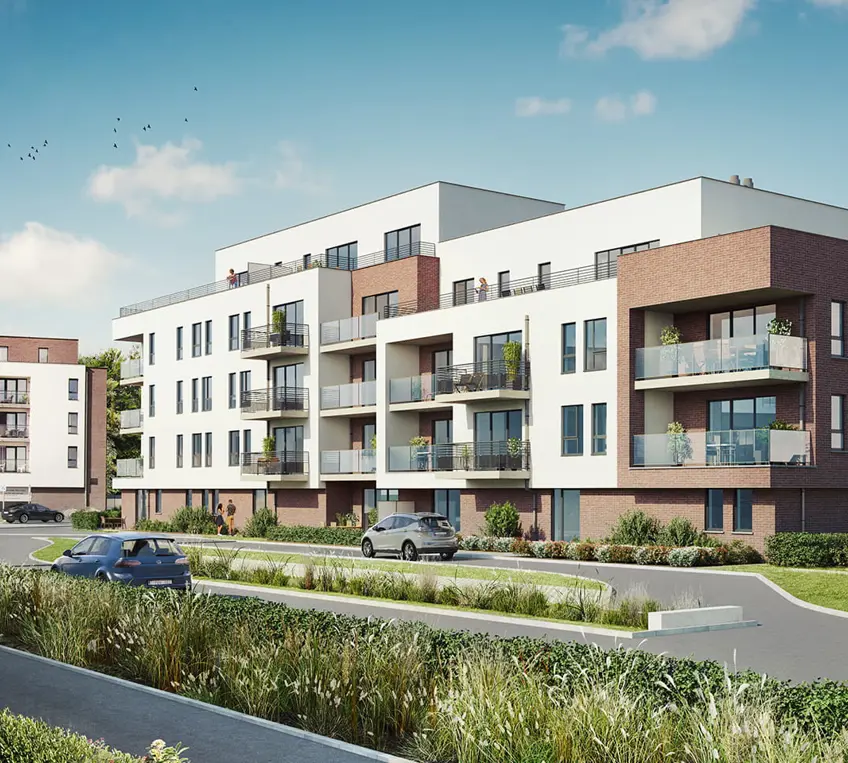 Appartements à vendre à Ath - Les Jardins de Roselle - Appartement témoin