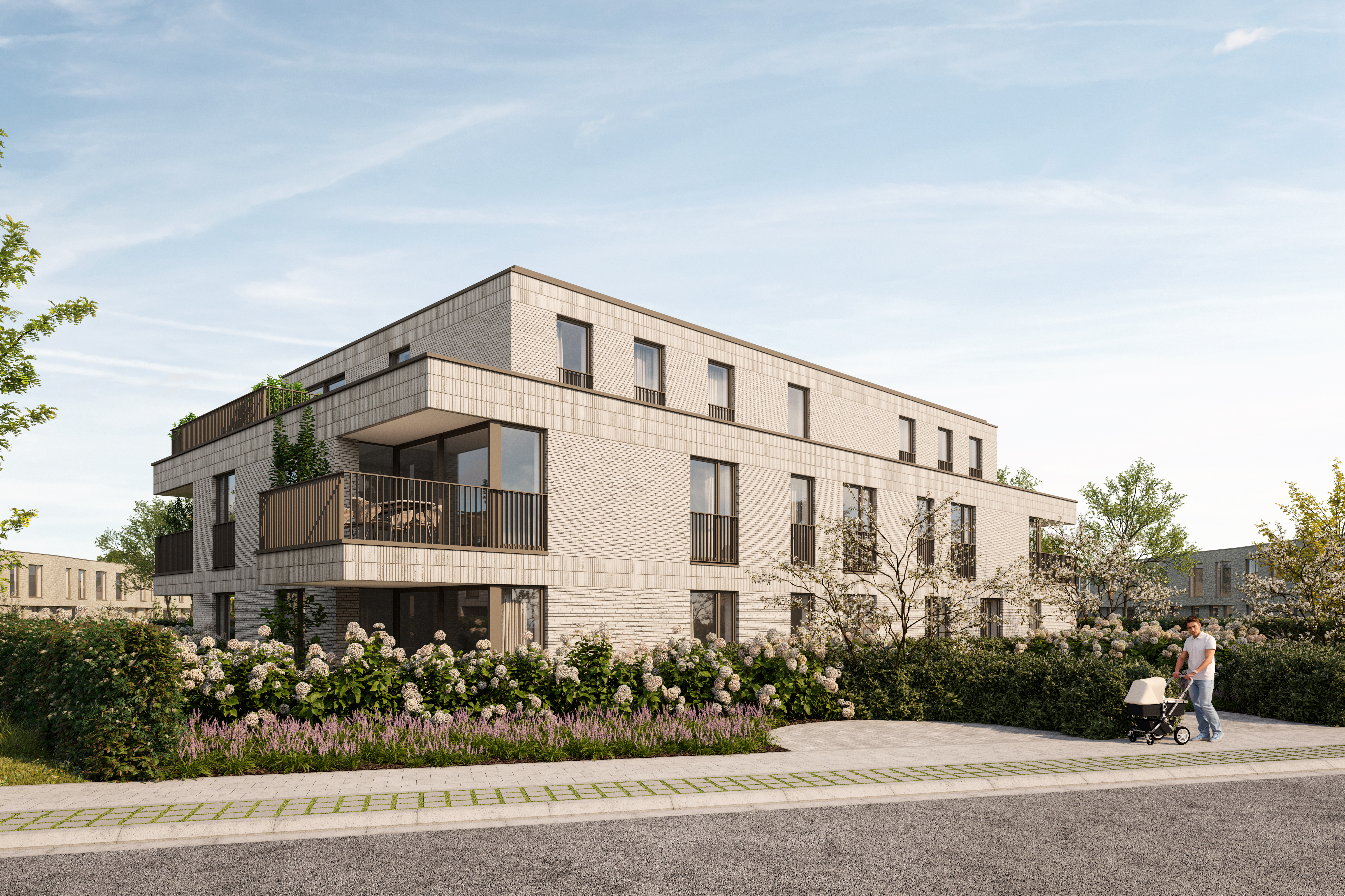 appartementen exterieur voorgevel