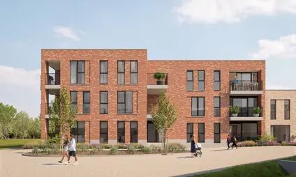 Wijnegem Ertbrugge woningen in het groen