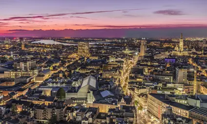 antwerp tower extérieur vue sur la cathédrale d'Anvers