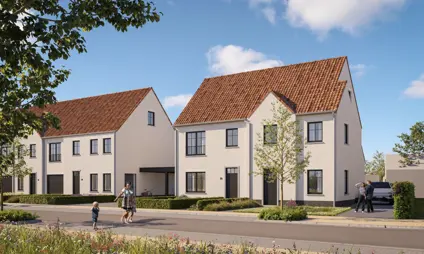 Essen Schildershof Nieuwbouw woningen groen landelijk