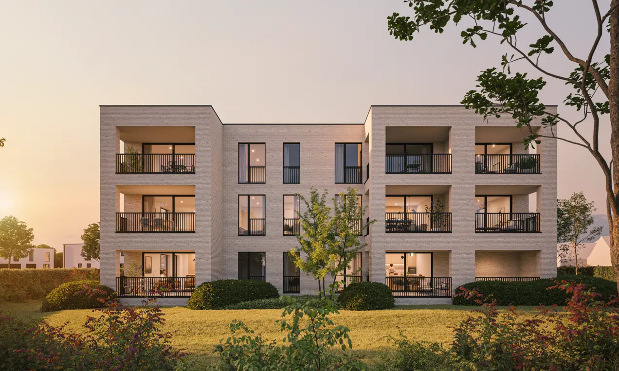 appartementen exterieur tuingevel