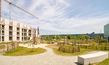 Woning Waterzicht (Vilvoorde) met 3 slaapkamers, terras en kleine tuin - foto van omgeving rond gebouw