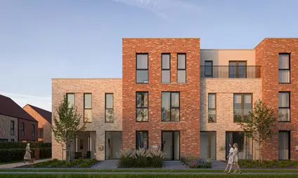 Wijnegem Ertbrugge woningen in het groen