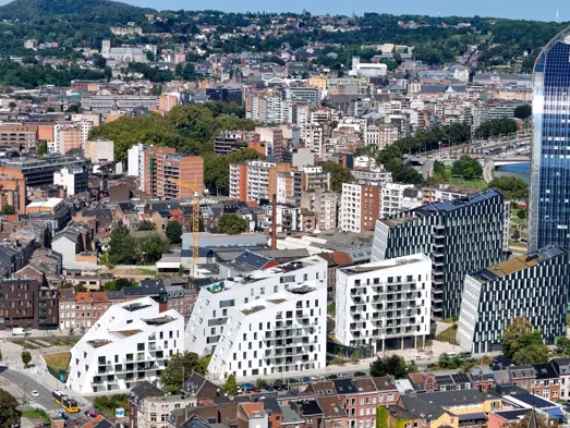 Appartements à vendre à Liège - Paradis Express - Vue aérienne