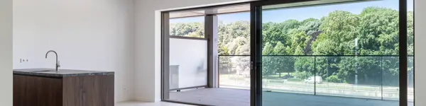 Appartement Waterzicht (Vilvoorde) avec 2 chambres et terrasse - photo de l'espace de vie