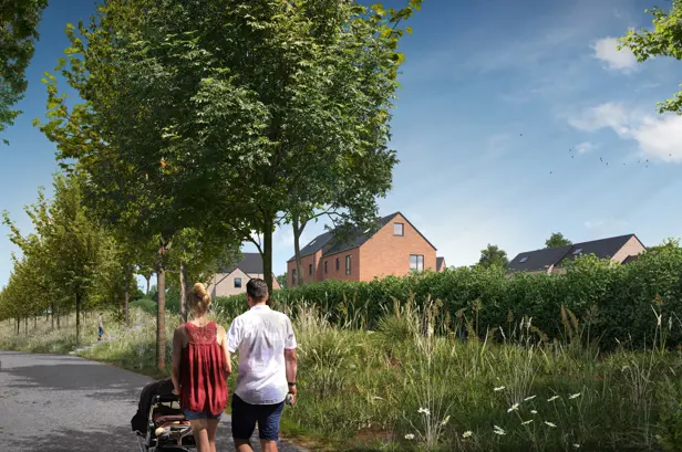 Jodoigne maison villa neuve jardins de la hulotte