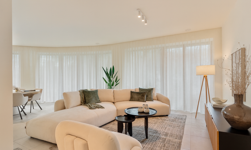 Kijkappartement Genk Bosart_2 slaapkamers_Gelijkvloers_Woonkamer