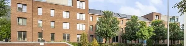Appartement Quartier Bleu Hasselt, 1 chambre et terrasse - photo bâtiment