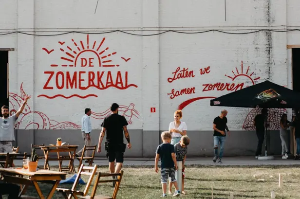 Zomerfeest op de Aalst Pier Kornel werf