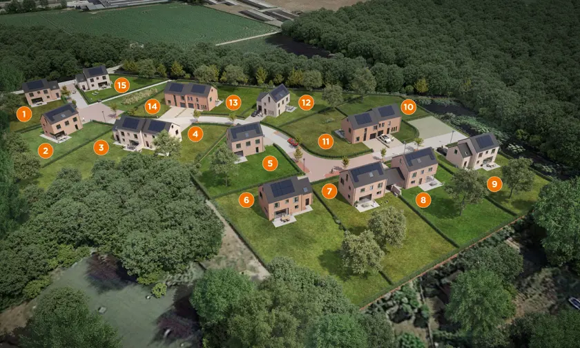 Maisons à vendre à Jodoigne - Les Jardins de la Hulotte
