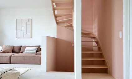 Deurne Eksterlaer Kijkwoning living woonruimte salon trap