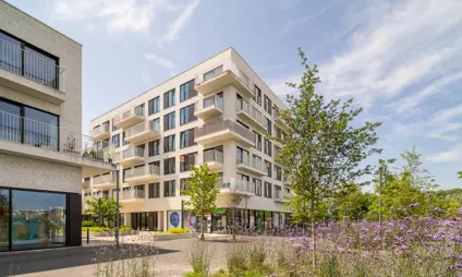 Appartement Brughuis (Vilvoorde) met 3 slaapkamers, terras en kleine tuin - foto van gebouw