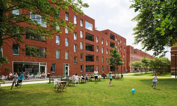 Groene voorzijde van het Groen Kwartier